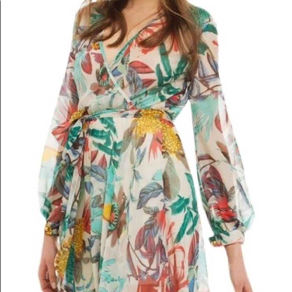 Long multi maxi dress from Akira.